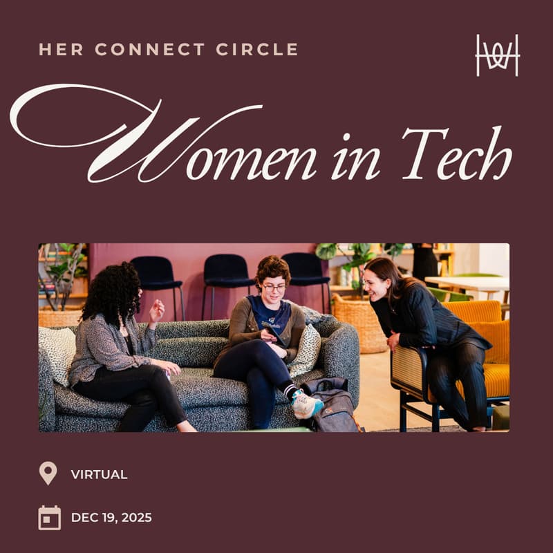 Cover Image for Virtual Session for Women in Tech *members only
