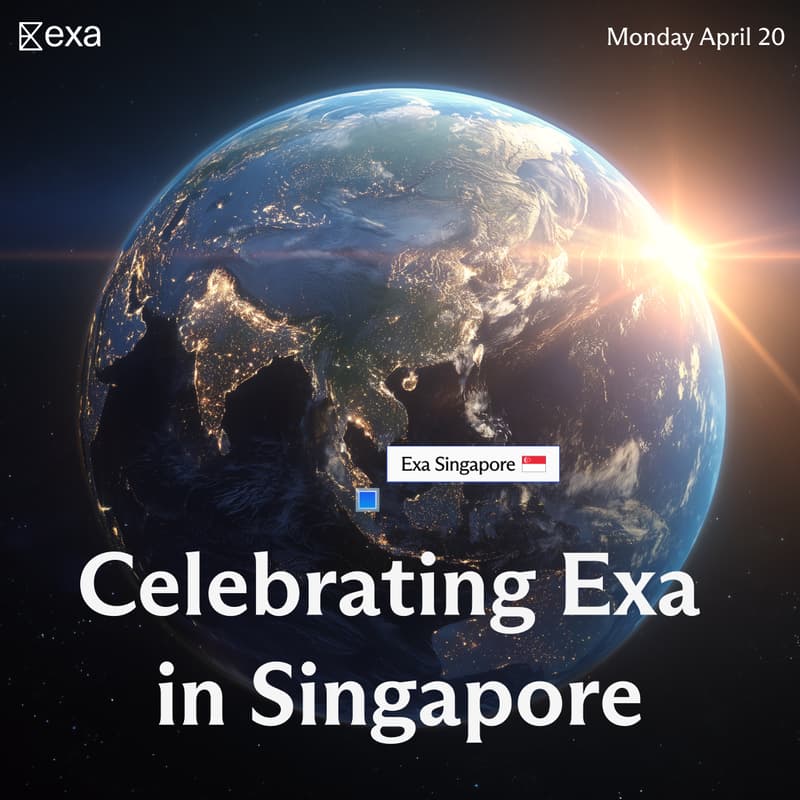 Cover Image for Celebrating Exa in Singapore