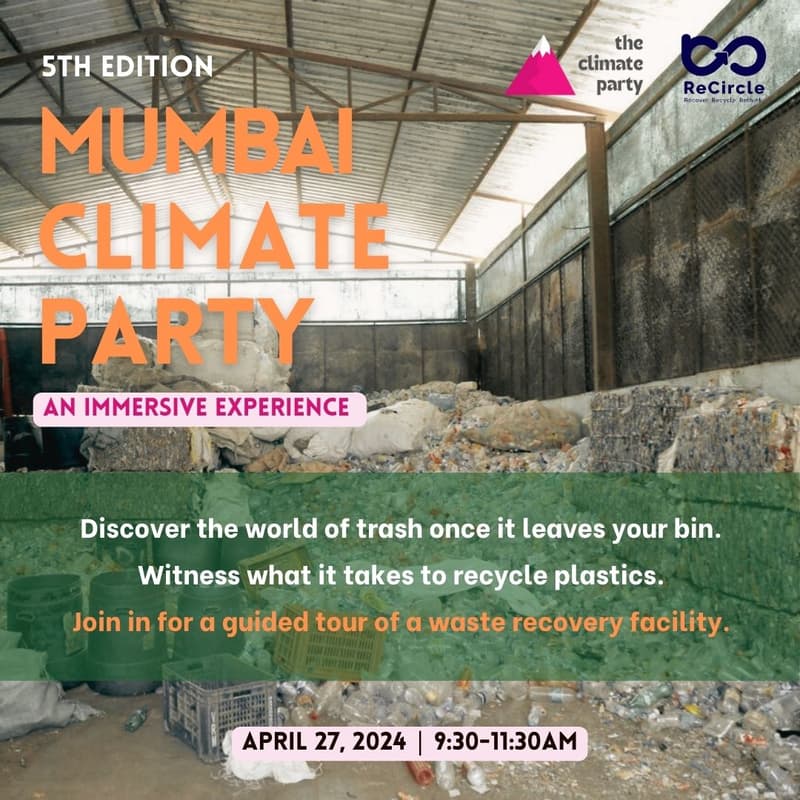 Cover Image for Mumbai Climate Party | Material Recovery Facility tour