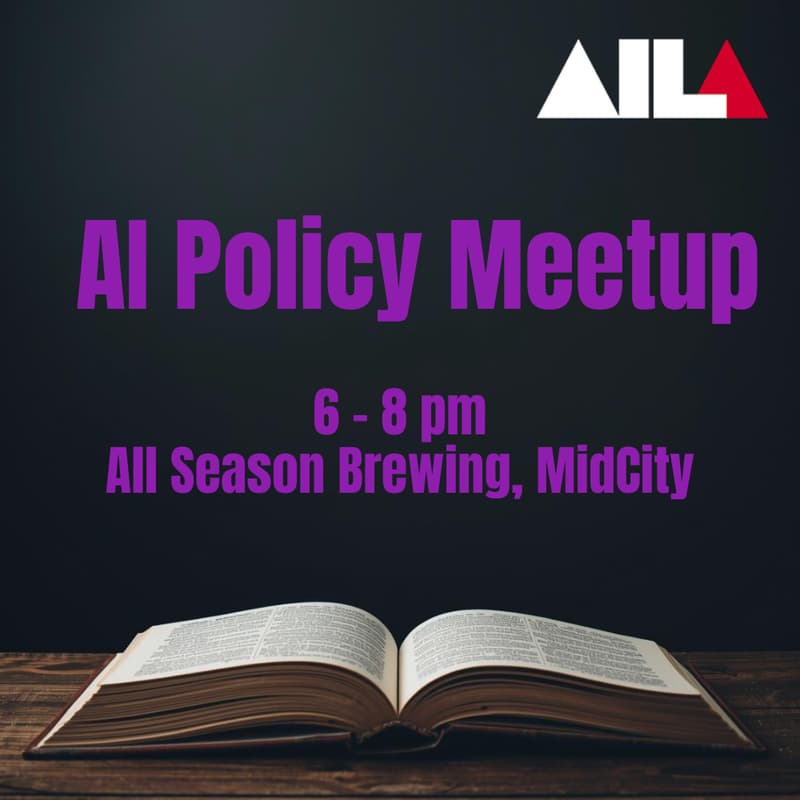 Cover Image for AI Policy January Meetup