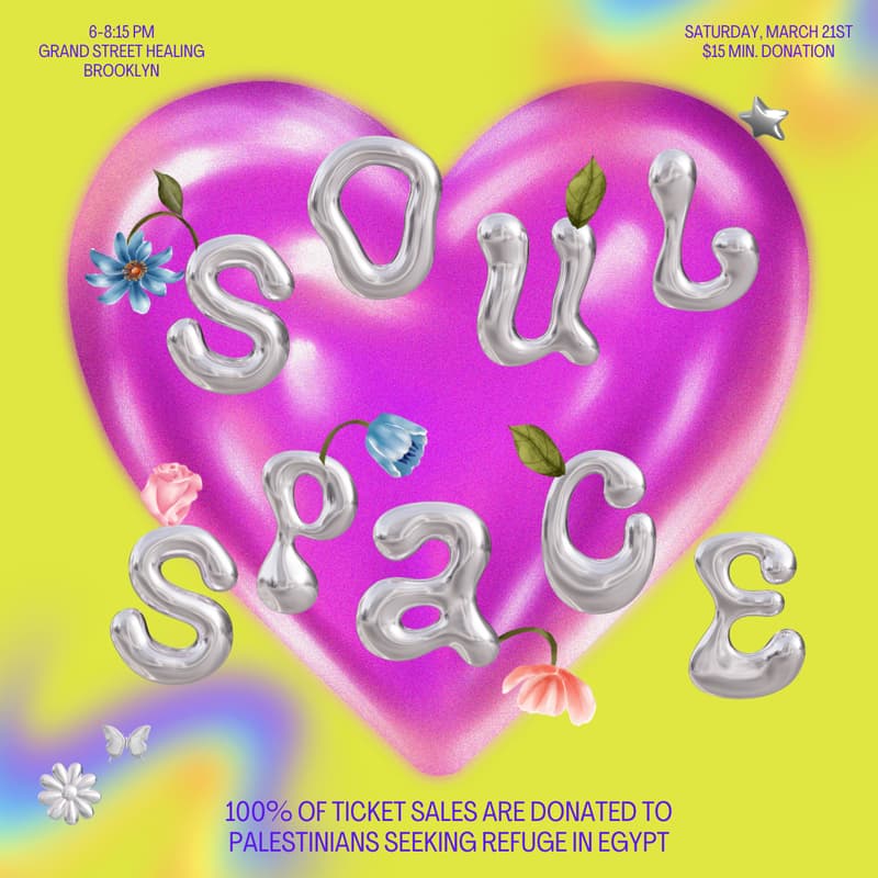 Cover Image for Soul Space: Reset and Grounding; a Fundraiser for Palestine