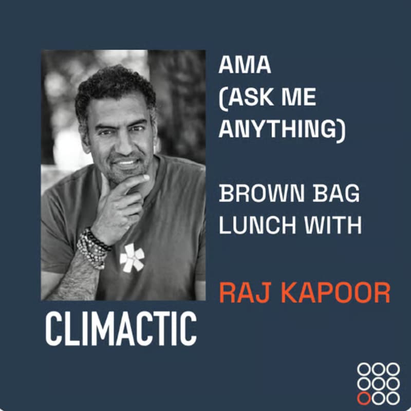 Cover Image for AMA (Ask me Anything) Brown Bag Lunch with Raj Kapoor