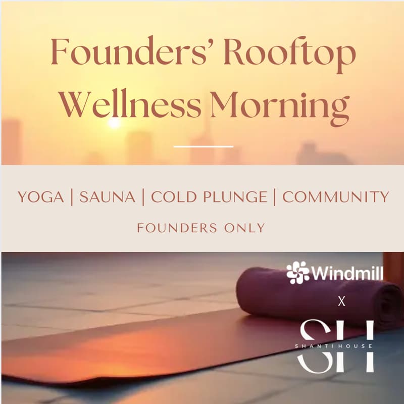 Cover Image for Founders' Rooftop Yoga & Wellness Morning Meetup