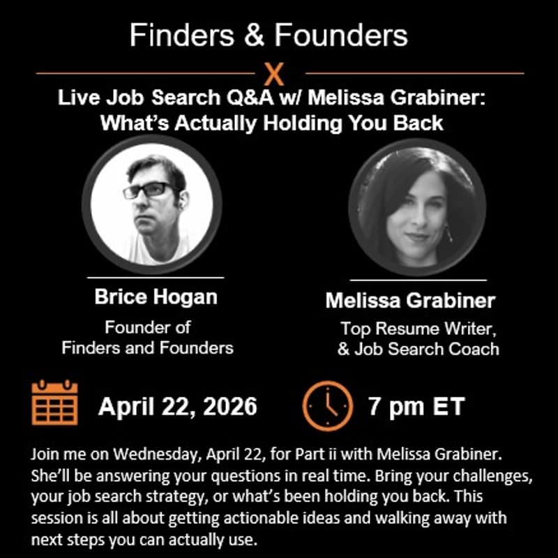 Cover Image for Live Job Search Q&A w/ Melissa Grabiner: What’s Actually Holding You Back