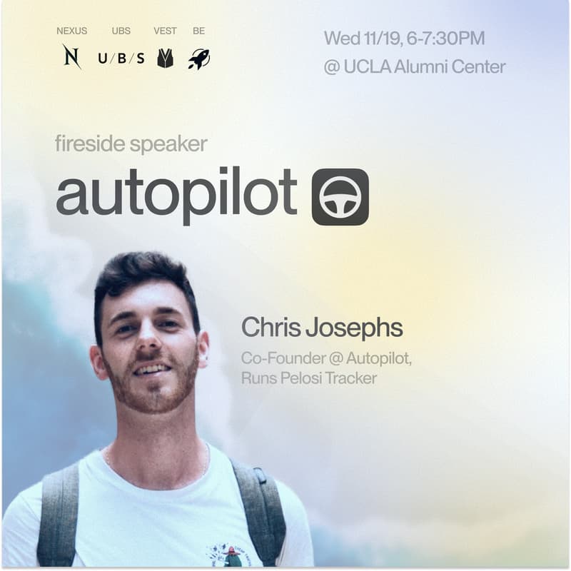 Cover Image for Nexus Speaker Fireside: Chris Josephs, Autopilot
