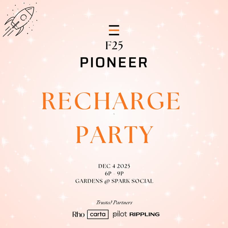 Cover Image for ๐ Pioneer F25 Recharge Partyโก๏ธ