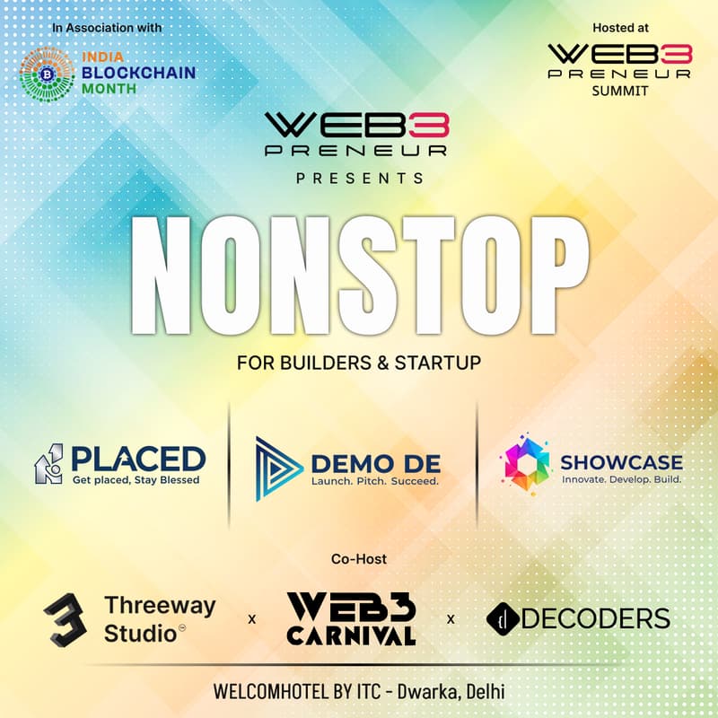 Cover Image for NONSTOP - India Blockchain Month 2025 Edition 🚀