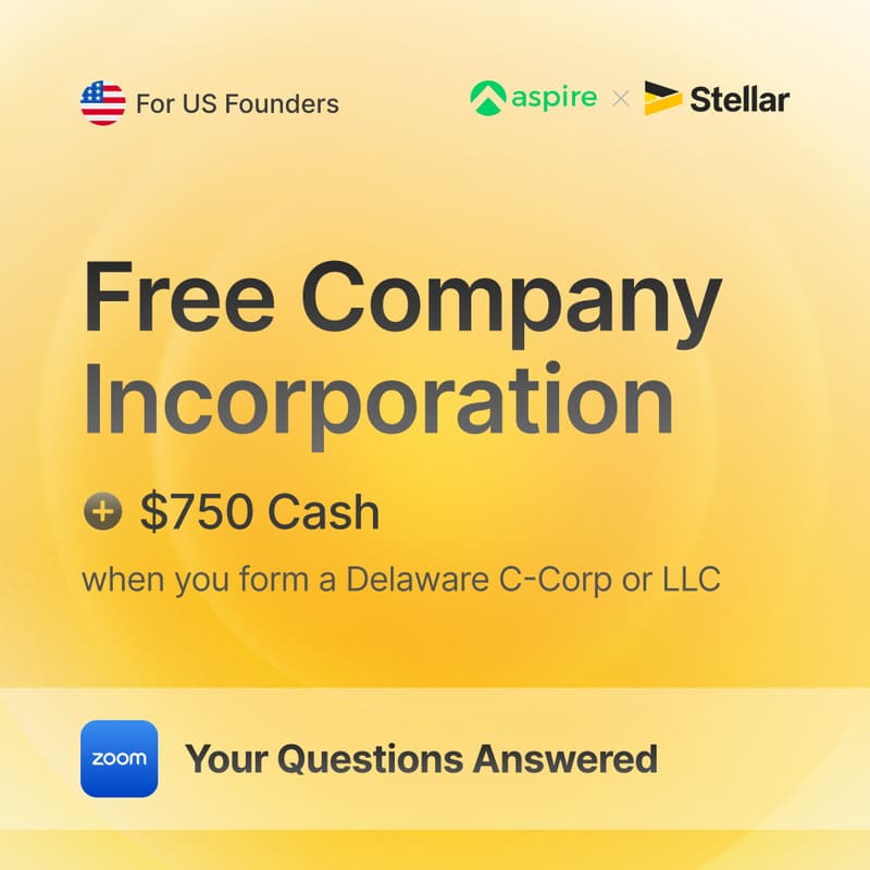 Cover Image for Free US Incorporation + $750 Cash: How It Works (Live AMA)