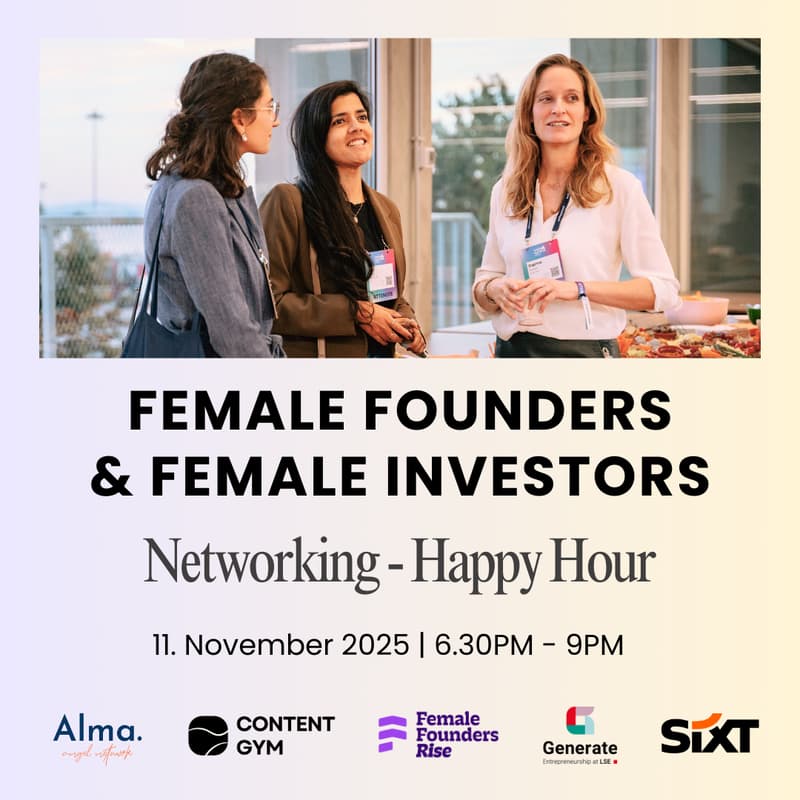 Cover Image for Female Founders & Female Investors Networking and Happy Hour 🥂