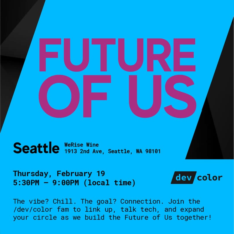 Cover Image for Future of Us: /dev/color SEA Kickoff Mixer