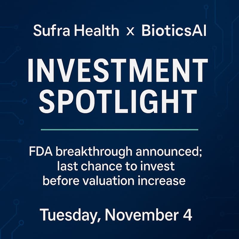 Cover Image for Sufra health X BioticsAI