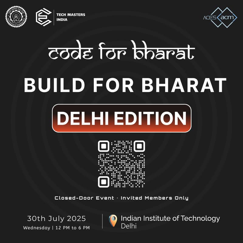 Cover Image for Build For Bharat Meetup