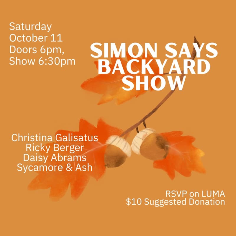 Cover Image for Simon Says Backyard Show