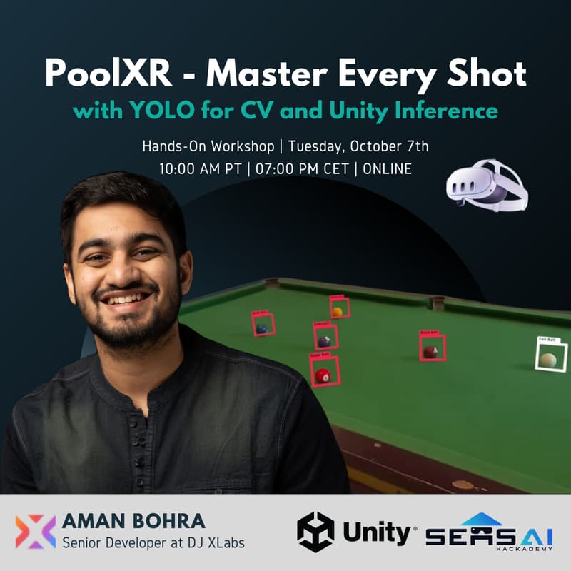 Cover Image for PoolXR - Master Every Shot with YOLO for CV and Unity Inference