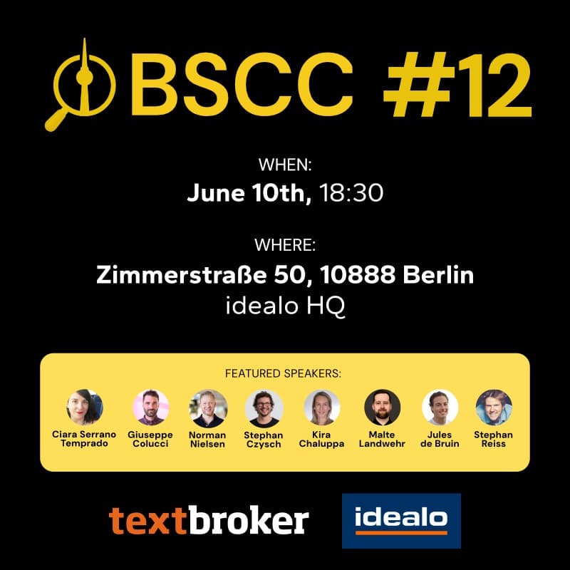 Cover Image for Berlin SEO & Content Club #12 x idealo