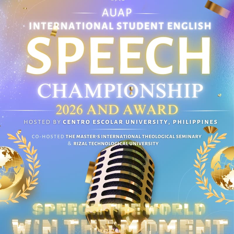 Cover Image for 1st AUAP International Student English Speech Championship 2026 and Awards