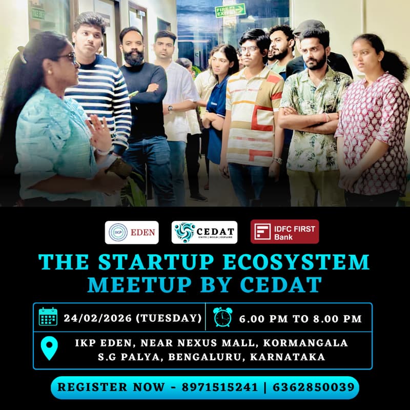 Cover Image for The Startup Ecosystem Meetup by CEDAT