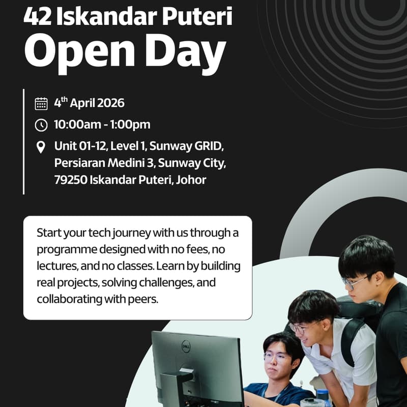 Cover Image for 42 Iskandar Puteri Open Day
