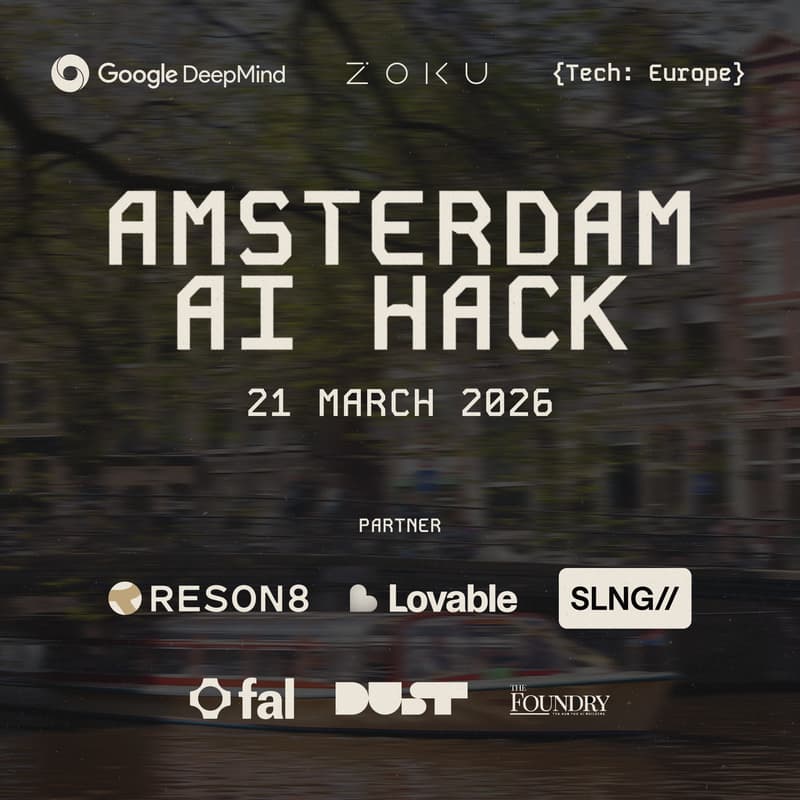 Cover Image for {Tech: Europe} Amsterdam AI Hackathon