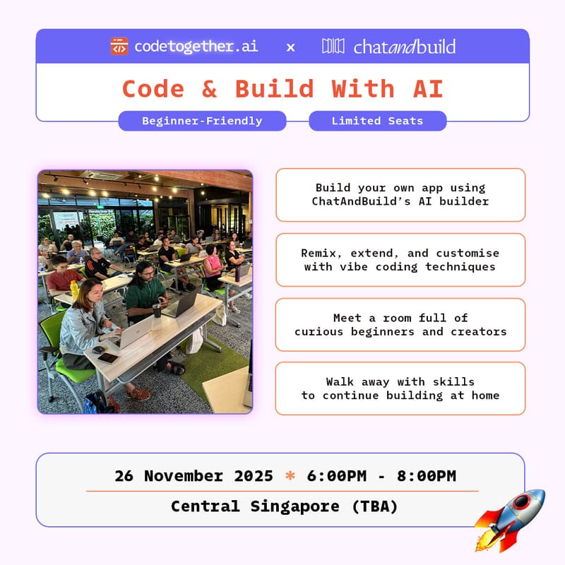 Cover Image for Code & Build With AI: ChatAndBuild Edition