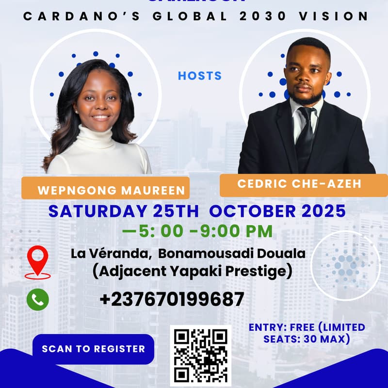 Cover Image for Cardano 2030 Vision Workshop - Douala