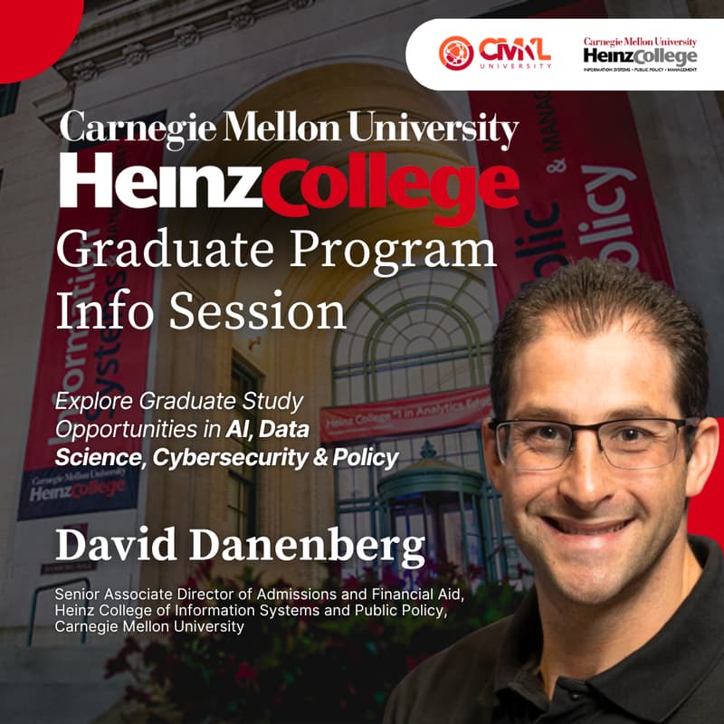 Cover Image for CMU Graduate Programs Info Session: Heinz College