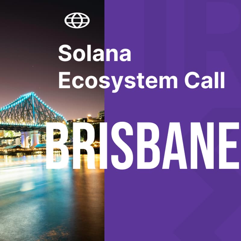 Cover Image for Solana QLD: Breakpoint Alpha & Solana Ecosystem Call IRL Meetup