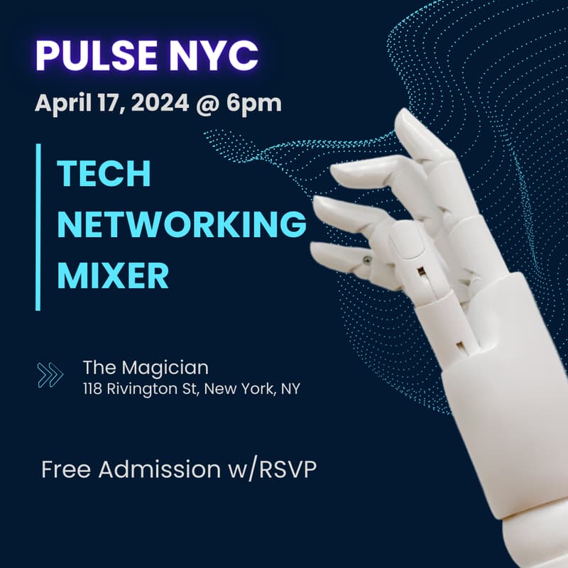 Cover Image for Pulse NYC April Tech Networking Mixer