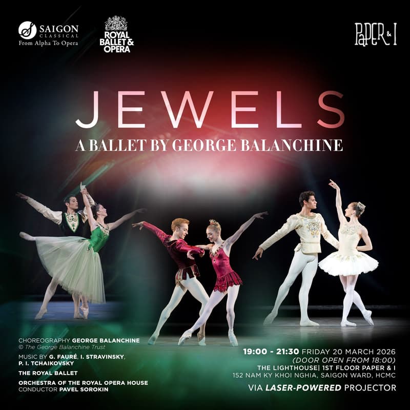 Cover Image for Evening ballet screening: JEWELS Balanchine, Royal Ballet, 2017