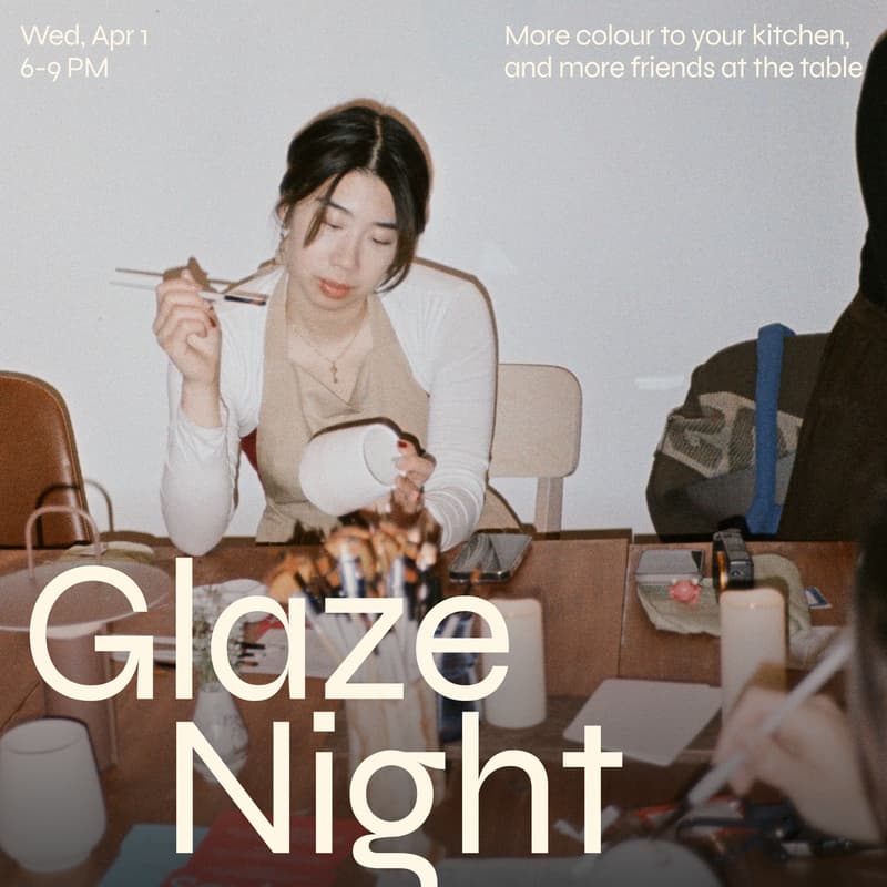 Cover Image for Glaze Night: Ceramic Painting Social