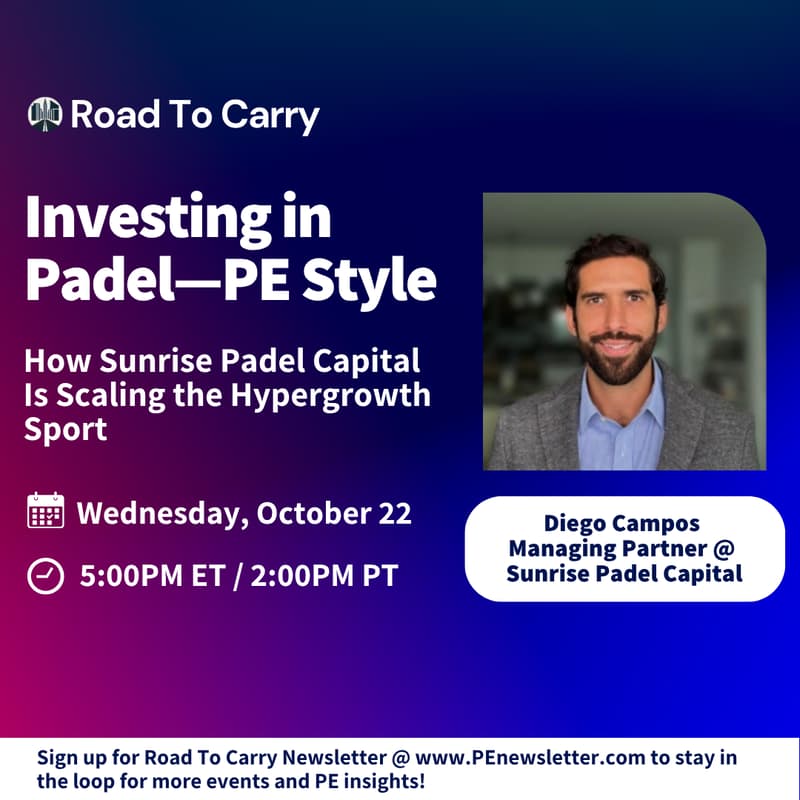 Cover Image for Investing in Padel—PE Style: How Sunrise Padel Capital Is Scaling the Hypergrowth Sport