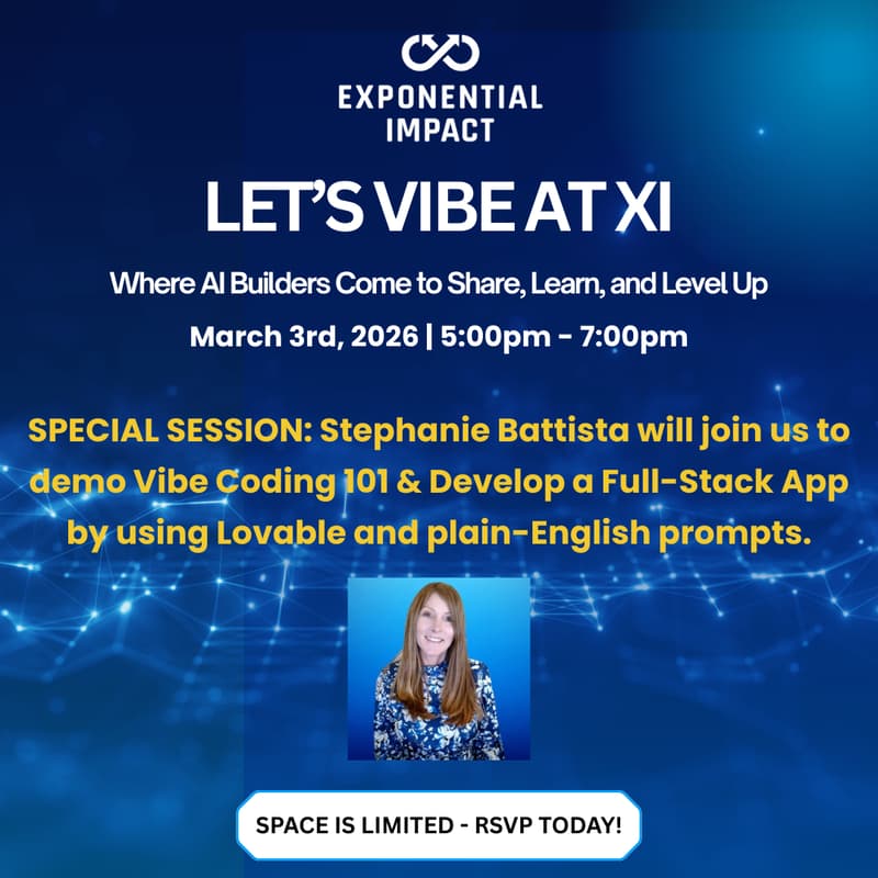 Cover Image for Let's Vibe at XI - March 3rd