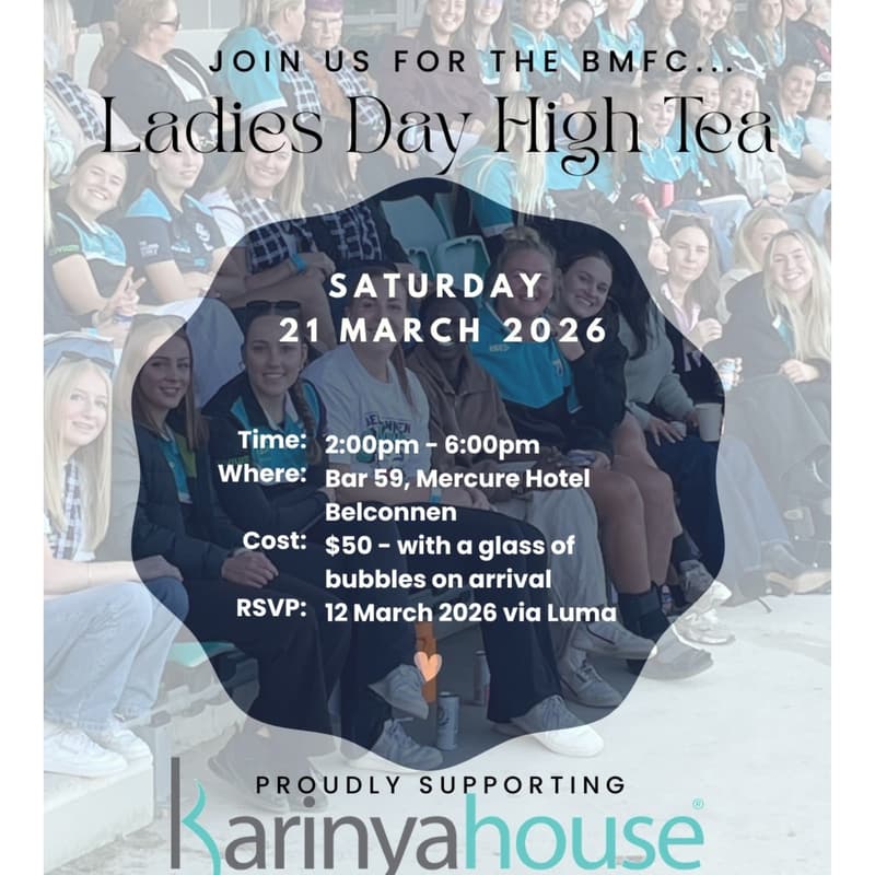 Cover Image for BMFC Ladies Day High Tea