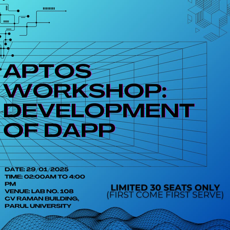 Cover Image for Aptos Workshop: Development of Dapps