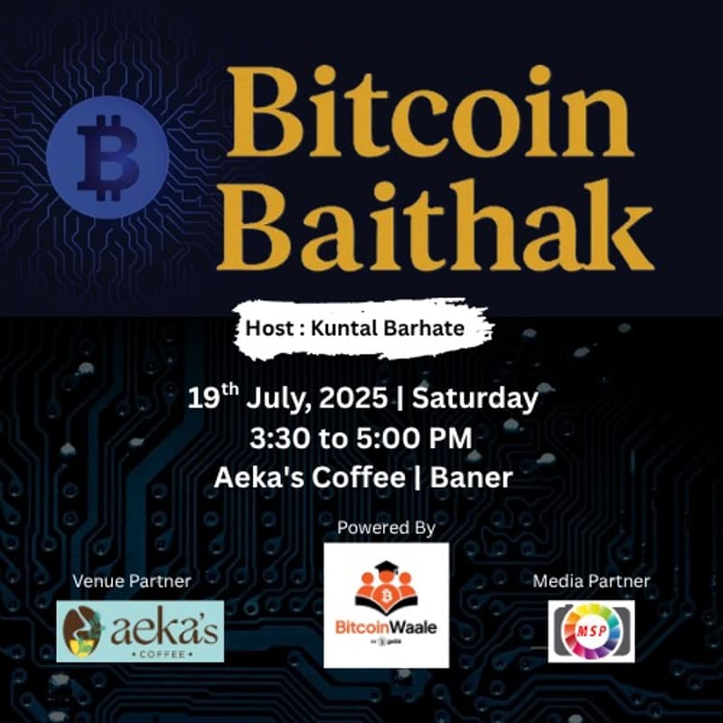 Cover Image for Bitcoin Baithak - Pune
