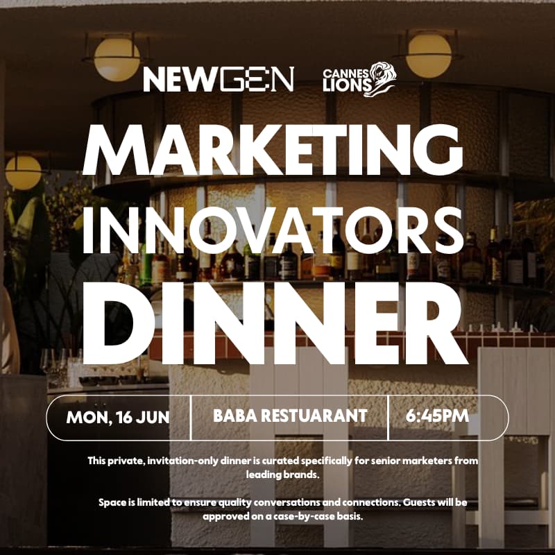 Cover Image for Marketing Innovators Dinner | Cannes Lions