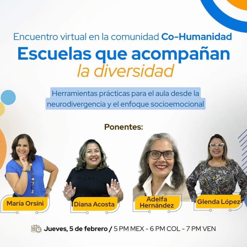 Cover Image for Escuelas que acompañan la diversidad - Co-Humanidad