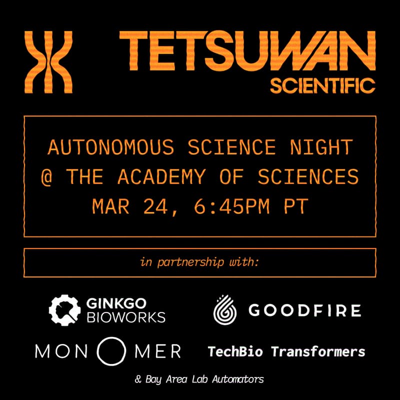 Cover Image for Autonomous Science Night @ The Academy of Sciences