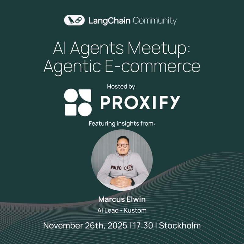 Cover Image for LangChain AI Agents Meetup - Agentic E-commerce