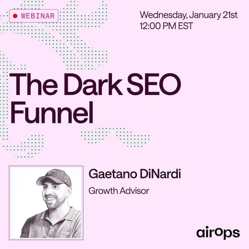 Cover Image for The Dark SEO Funnel with Gaetano DiNardi