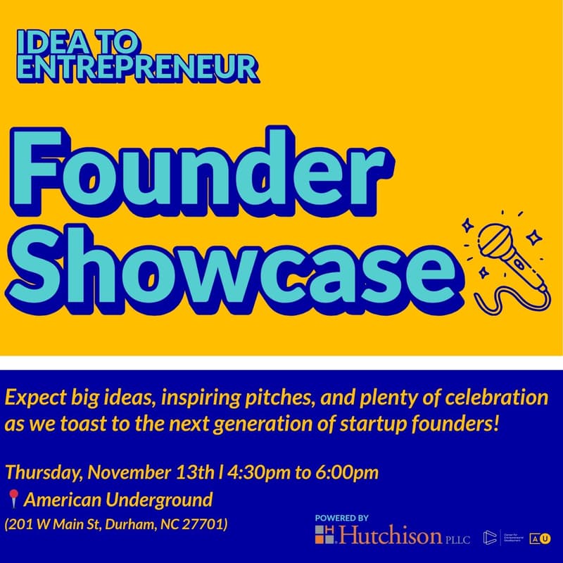 Cover Image for Idea To Entrepreneur: Founder Showcase