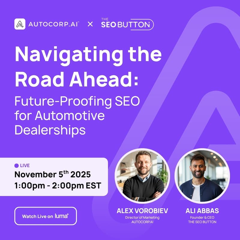 Cover Image for Navigating the AI Road Ahead: Future-Proofing SEO for Automotive Dealerships