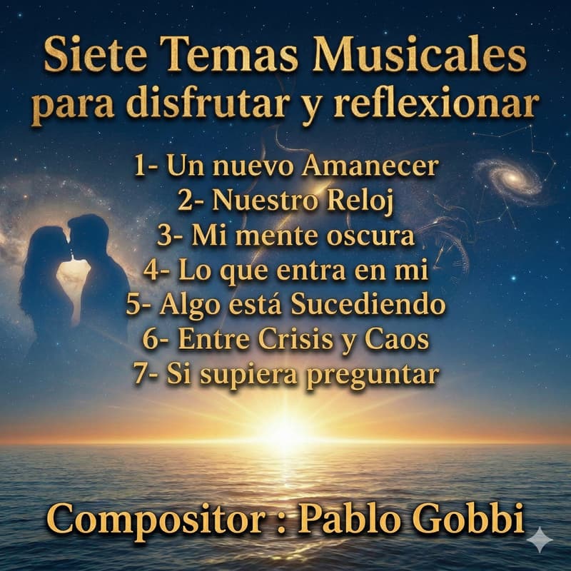 Cover Image for 🎵 Pablo Gobbi - 7 Temas Musicales | Mi Nuevo Canal de Expresión