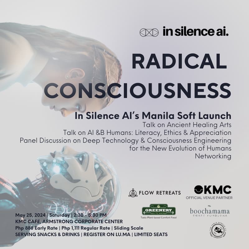 Cover Image for RADICAL CONSCIOUSNESS: In Silence AI's Manila Soft Launch & Panel Discussion