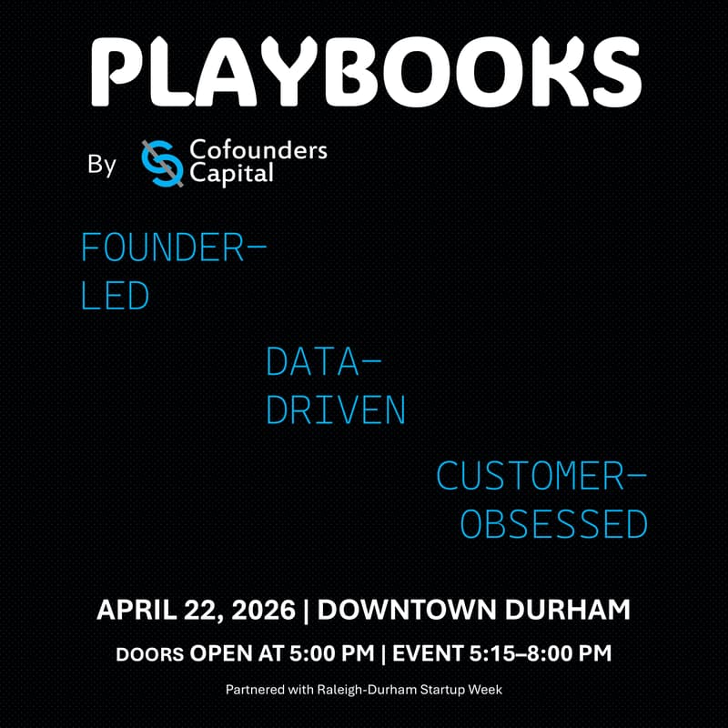 Cover Image for Playbooks by Cofounders Capital