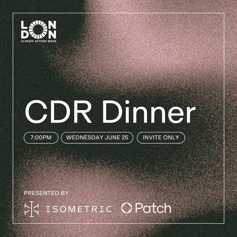 Cover Image for Carbon Removal Dinner @ LCAW