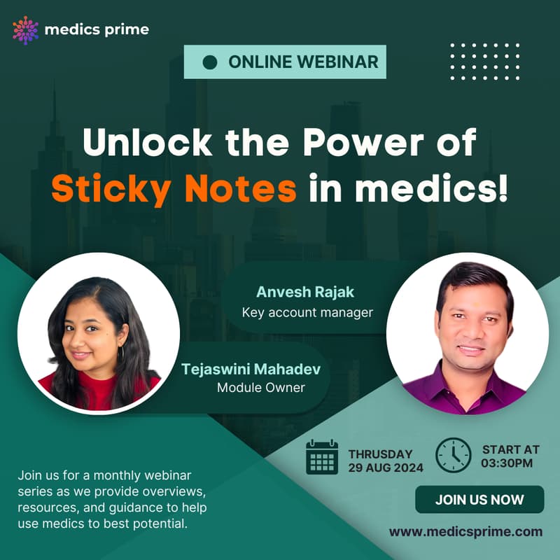 Cover Image for Unlock the Power of Sticky Notes in medics!