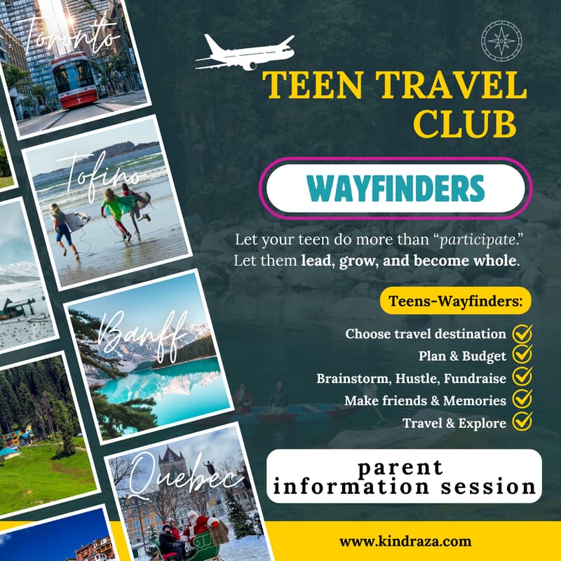 Cover Image for Teen Travel Club -  Parent Info Session. Unlock Your Teen’s Potential.
