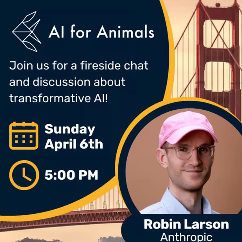 Cover Image for AI for Animals Meetup (SF) [PUBLIC]