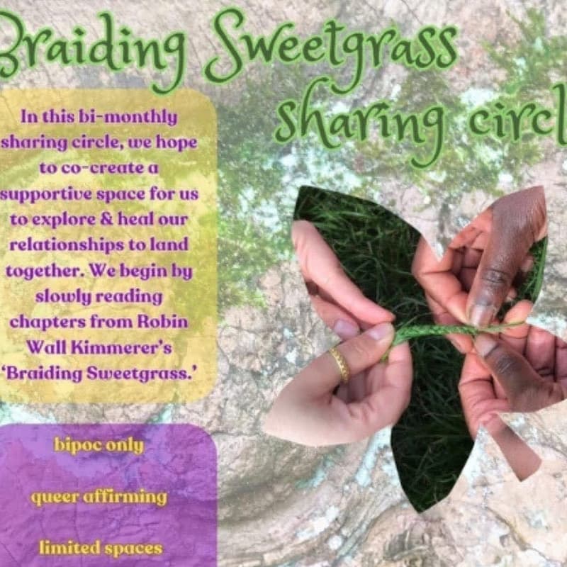 Cover Image for Braiding Sweetgrass Sharing Circle (Epiphany in the Beans)